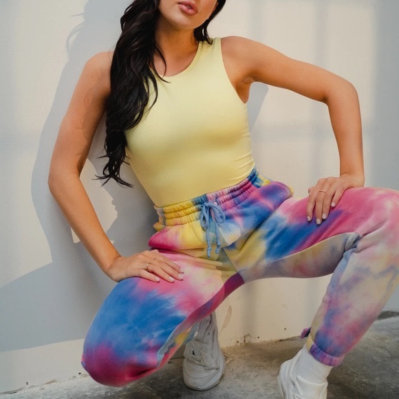 Balance Athletica affirmation acid rain tie dye sweat pants - Picture 2 of 6